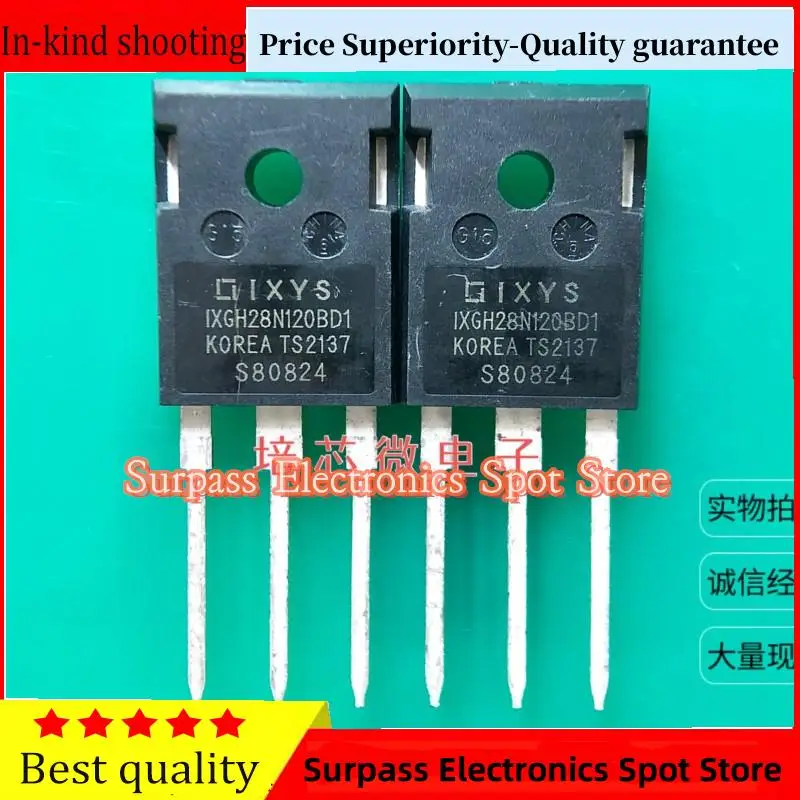 

10PCS-100PCS IXGH28N120BD1 TO-247 28A/1200V IGBT Price Superiority-Quality guarantee