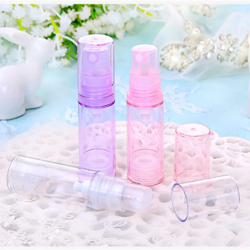 1pcs 5ml 10ml 15ml Empty Airless Pump Plastic Bottles Vacuum Pressure Emulsion Bottle With Lotion Pump Refillable Bottle