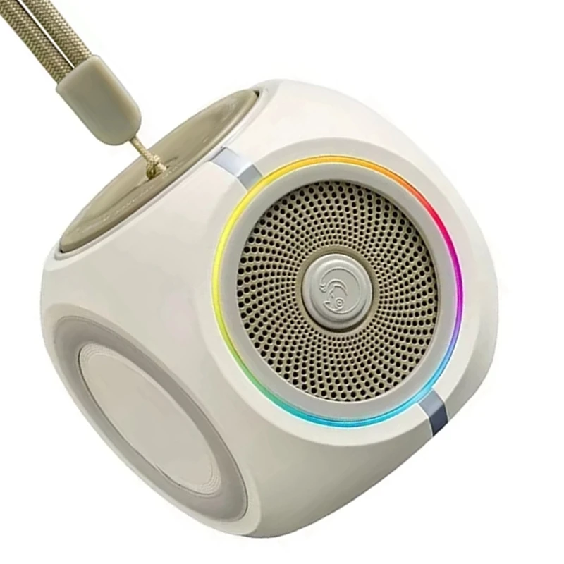 

Портативная Bluetooth-колонка с гироскопом, RGB-подсветкой, мини-сабвуфером и игрушкой для снятия стресса, крутая идея для подарка, белый цвет-A31R