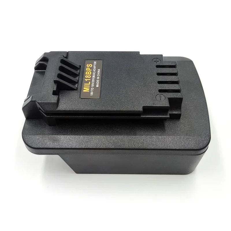 Imagem -04 - Adaptador para Milwaukee m 18 18v Li-ion Bateria para Black Decker Porter Cabo Stanley 18v 20v Max Ferramentas Elétricas Mil18bps-battery