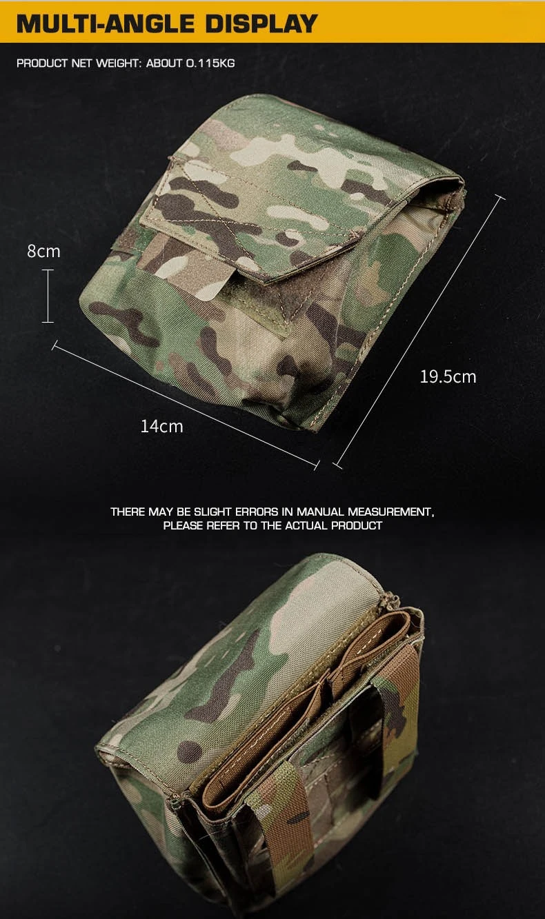 OphidianTac JSTA Multifunctional Magazine Pouch MOLLE GP Universal Tooling Bag 7.62 5.56 9mm MAG Stacked Pocket SS Style Hunting