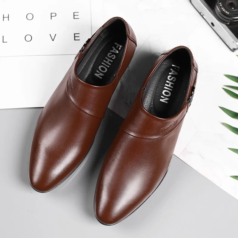 Oxfords Leather Shoes for Men Luxury Business Men Dress Shoes Party Wedding Office Work Shoe 2024 New Men Loafers Big size 38-50