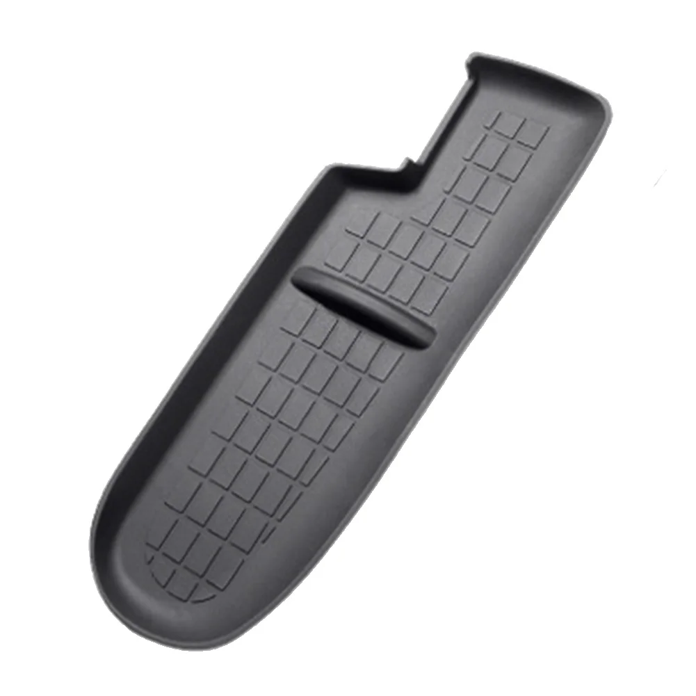 Black Co-Pilot Interior Anti-Slip Pad Gate Slot Cup Mat for Honda N-BOX NBOX JF3 JF4 2017+ Central Control Storage Mat