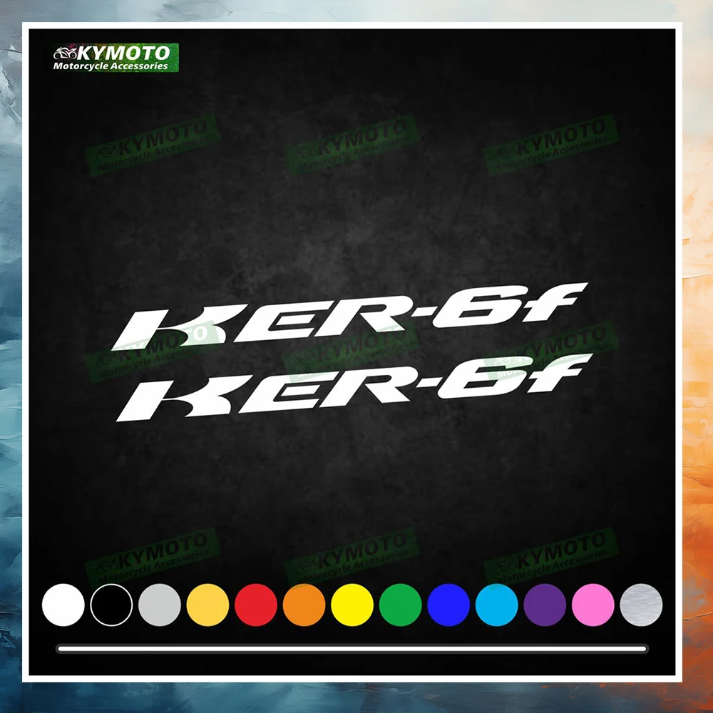 

For K ER-6F ER6F motorcycle accessories decals fairing decoration helmet fuel tank engine logo reflective waterproof sticker