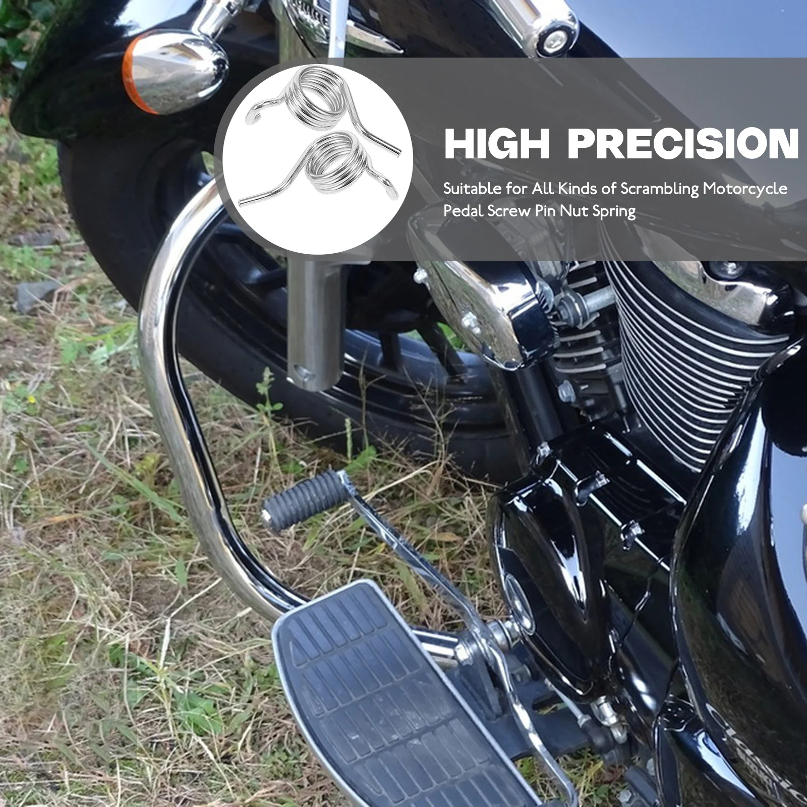 

2pcs Motorcycle Footrest Mounts Aluminum Alloy Off-Road Motorbike Foot Pegs Brackets Durable Weather Resistant Precise Fit For
