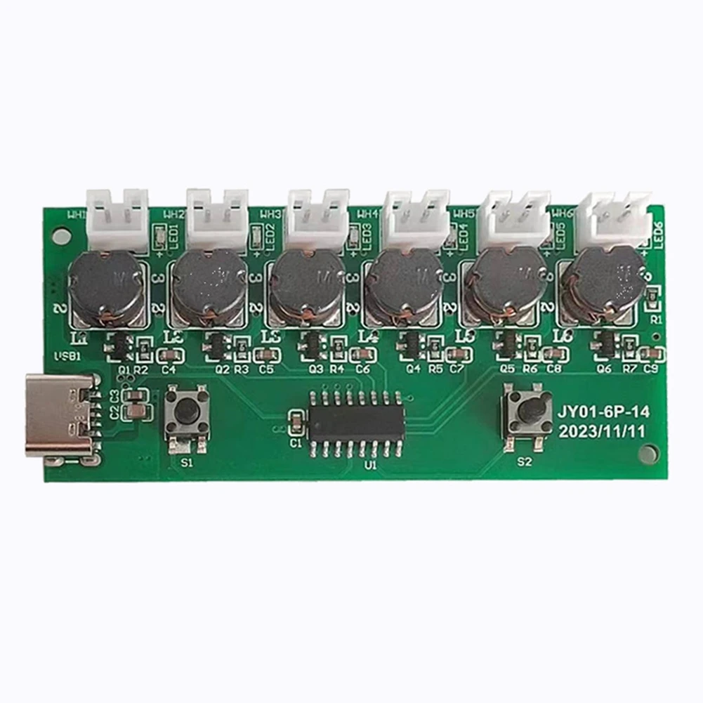 

A23G Six-Spray Humidifier Module, Atomizer Control Board, USB Interface, Atomizer Driver Circuit Board 10 Pieces