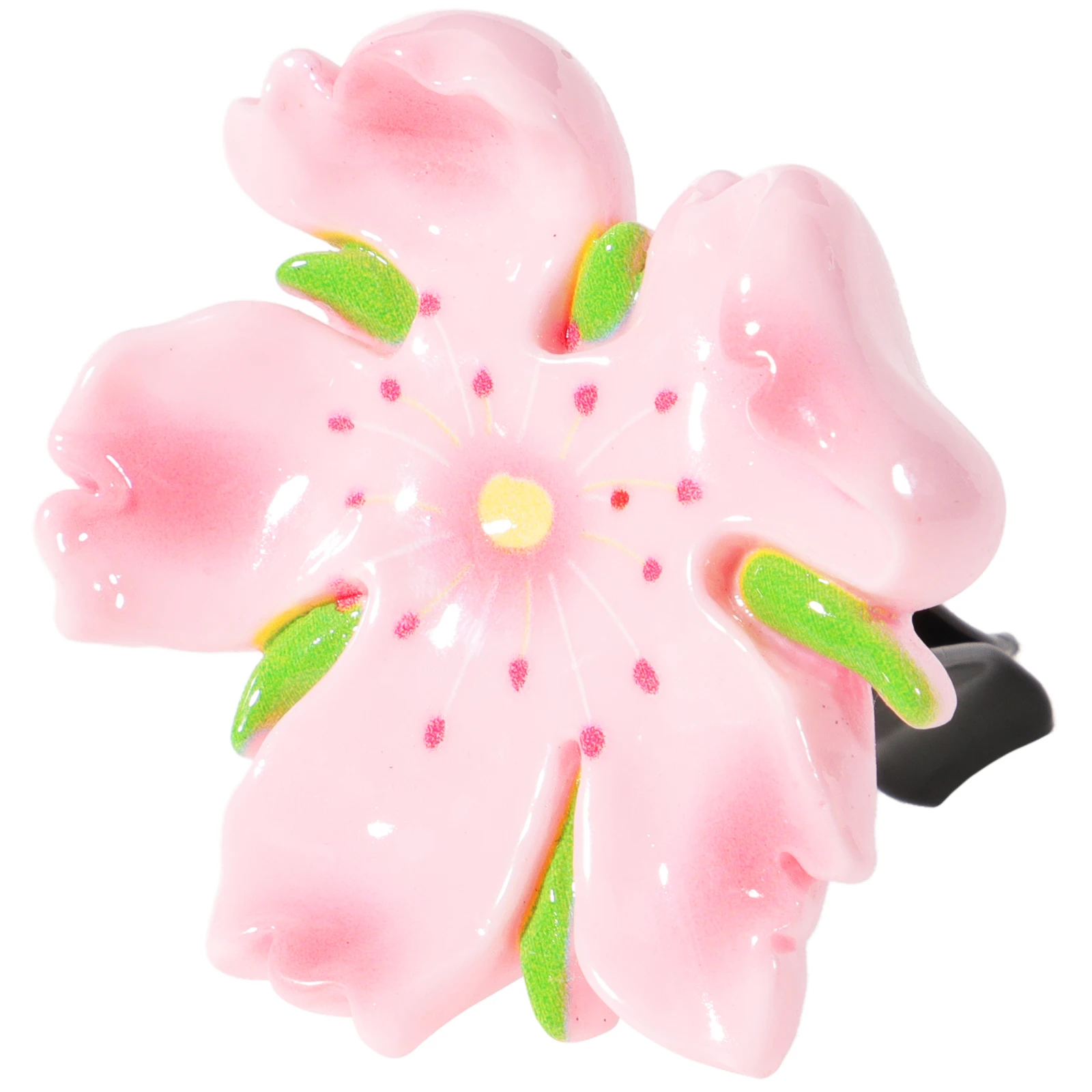 

3D Car Vent Clips Pink Resin Aroma Ornament Air Freshener Long Lasting Scent Diffuser Dashboard Decor Car Aromatherapy