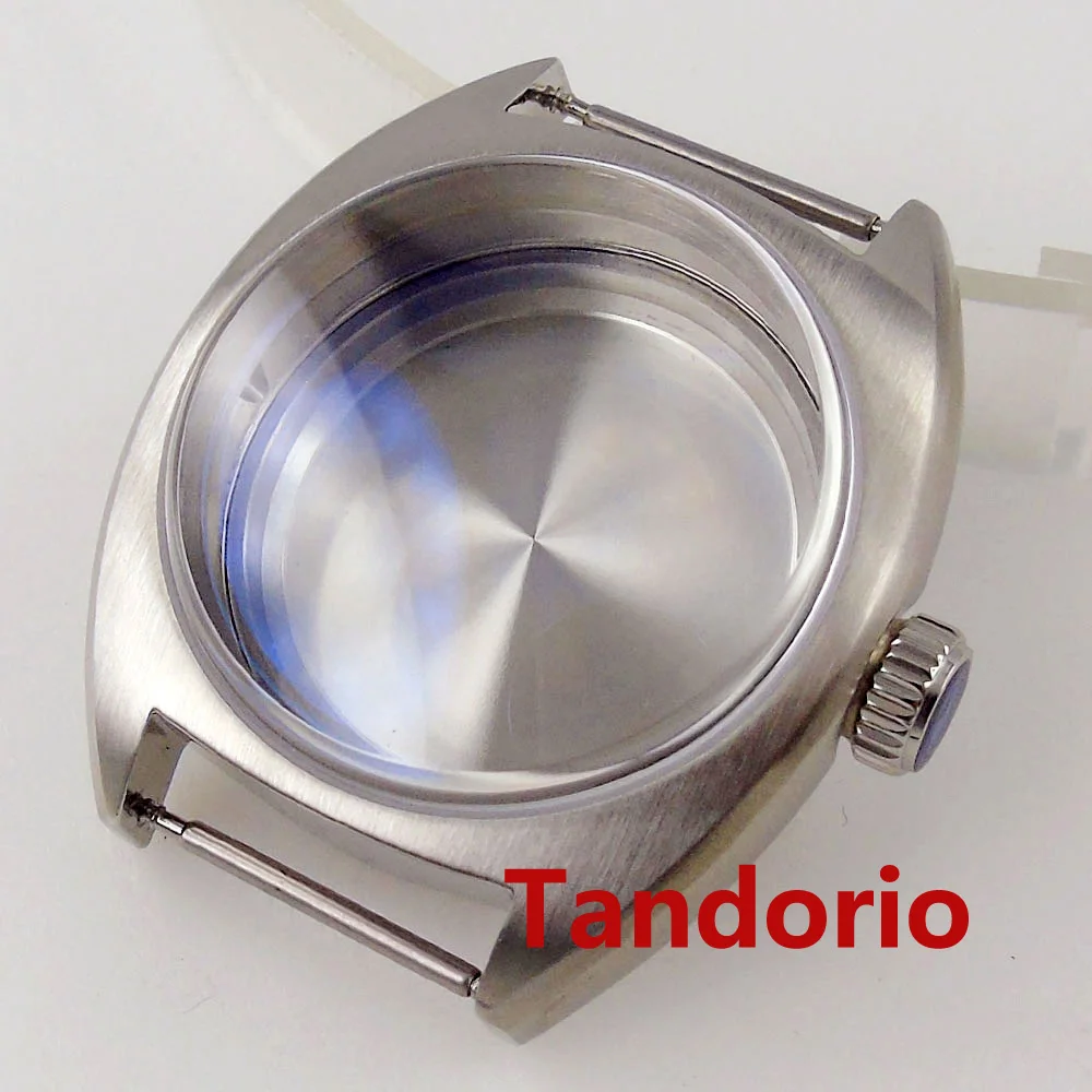 200M Diver Tandorio 36mm Watch Case Double Domed AR Sapphire Glass For NH34A NH35A NH36A ETA2824 PT5000 Auto Movement Solid Back