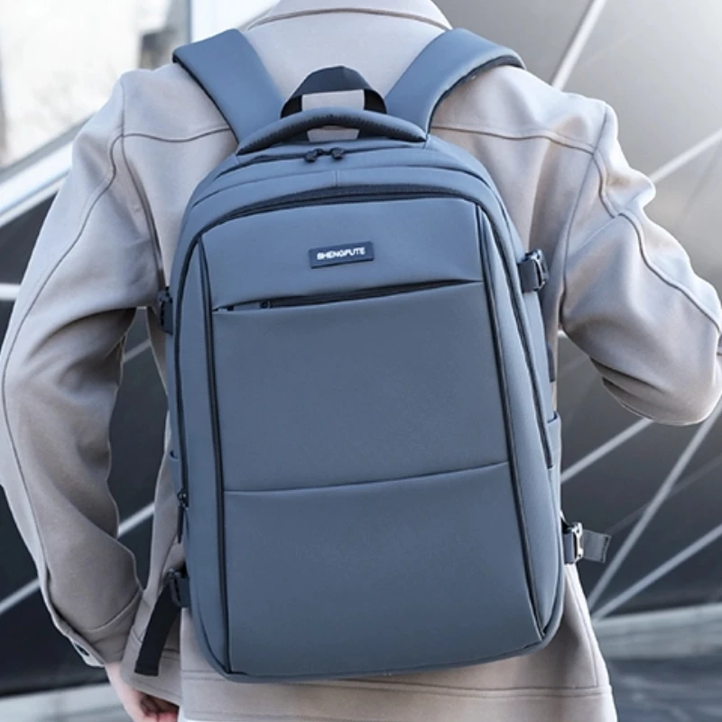 

Деловой рюкзак для поездок на работу, мужской большой ноутбук, сумка 14,6 дюйма, уличная сумка для путешествий, пешего туризма, кемпинга, треккинга, школьная сумка для студентов колледжа
