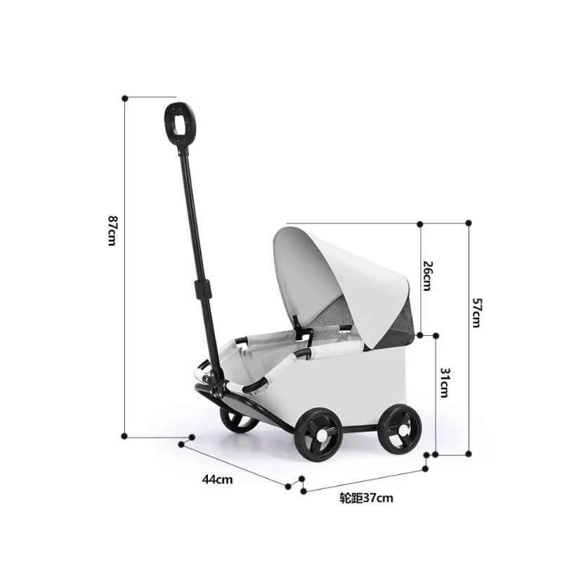 foldable-pet-stroller-cart-for-small-dogs-cats-puppy-kitten-outdoor-travel-carrier-toy-pushcart