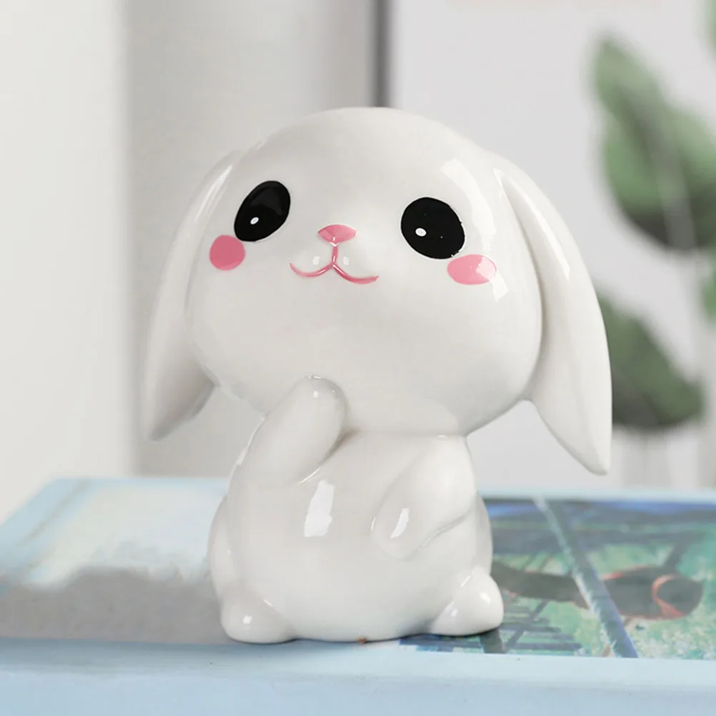 

Rabbit Shape Children Saving Jar Cartoon Piggy Bank Adorable Money Box Rabbit Saving Bank Decorative Cash Can Money Boxes Home