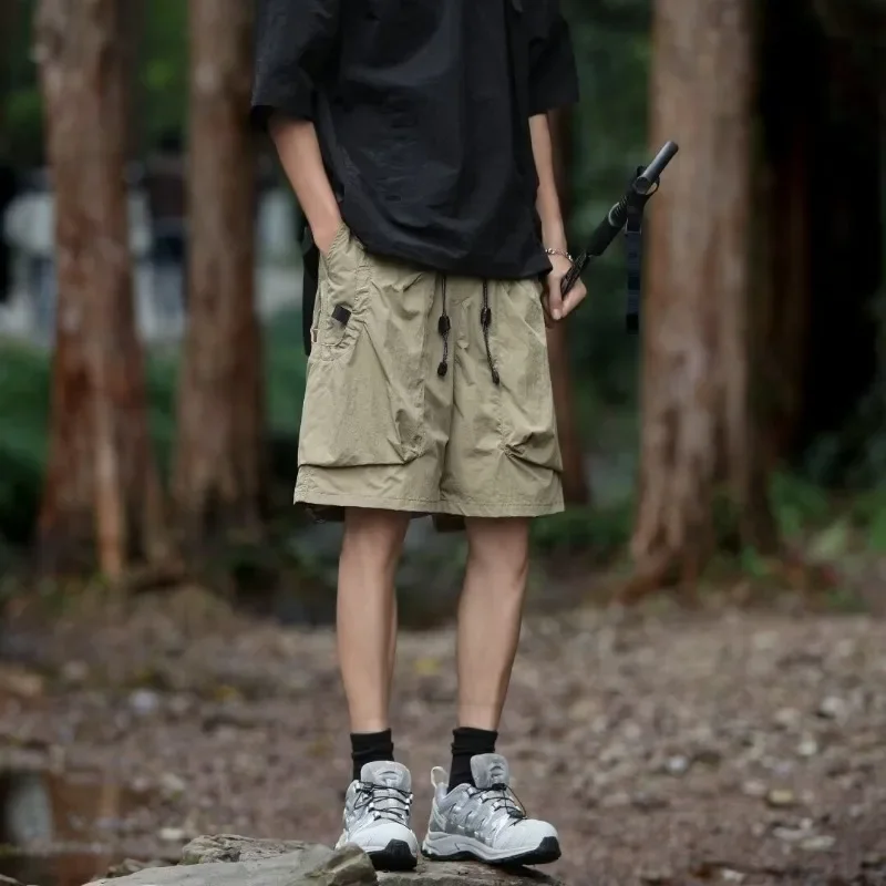 

Шорты-карго женские шикарные с несколькими карманами корейская мода уличная одежда повседневные Ins студенческие универсальные модные популярные летние повседневные унисекс