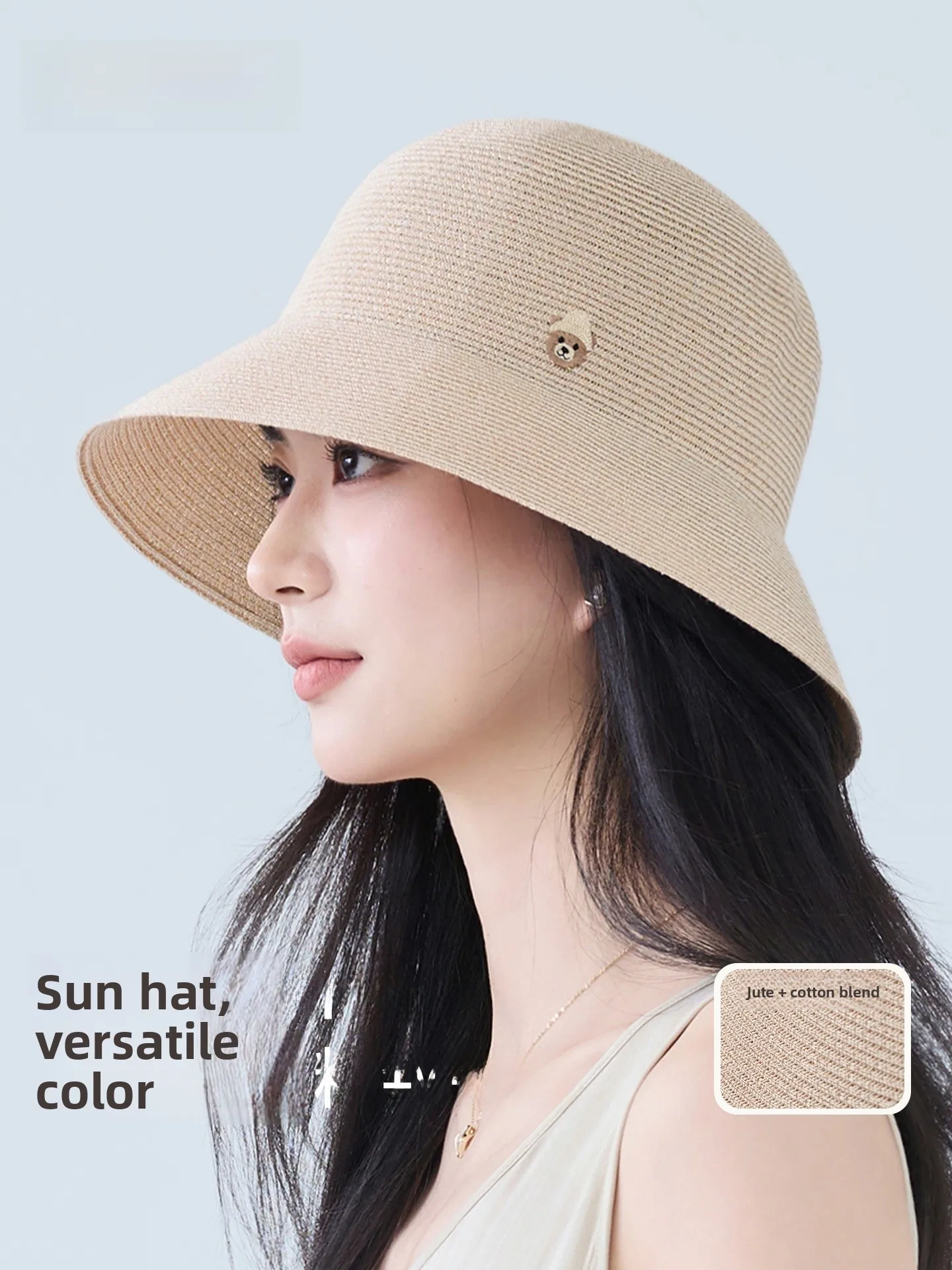 jiumu-large-brim-straw-woven-fishing-cap-women's-summer-outdoor-holiday-hat-uv-protection-face-slimming-sunshade-cap