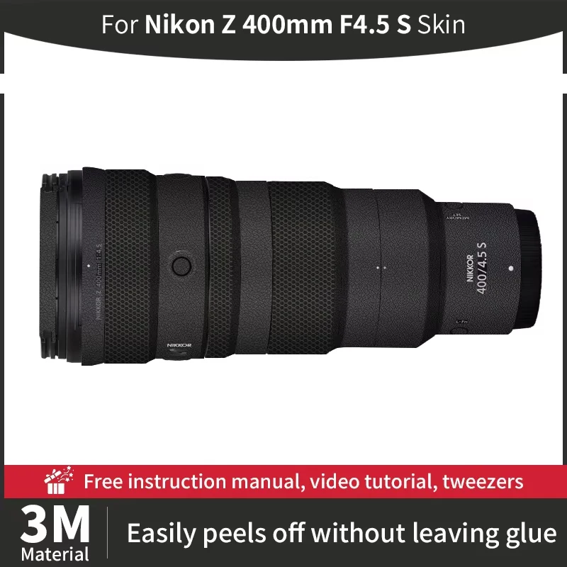 For Nikon Z 400mm F4.5 S Camera Lens Skin Nikon 400mm Skin Anti-scratch Camera Lens Sticker protective film