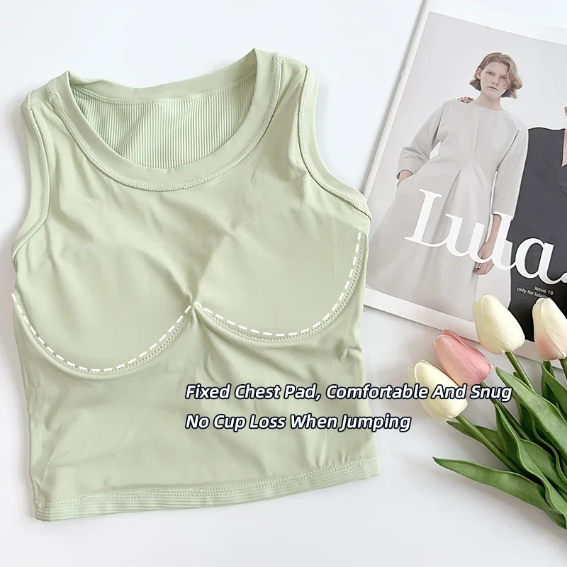 女性ヨガトップス耐衝撃パッド入りスポーツブラランニングジム服通気性ヨガベストプッシュアップフィットネスシームレススポーツ下着