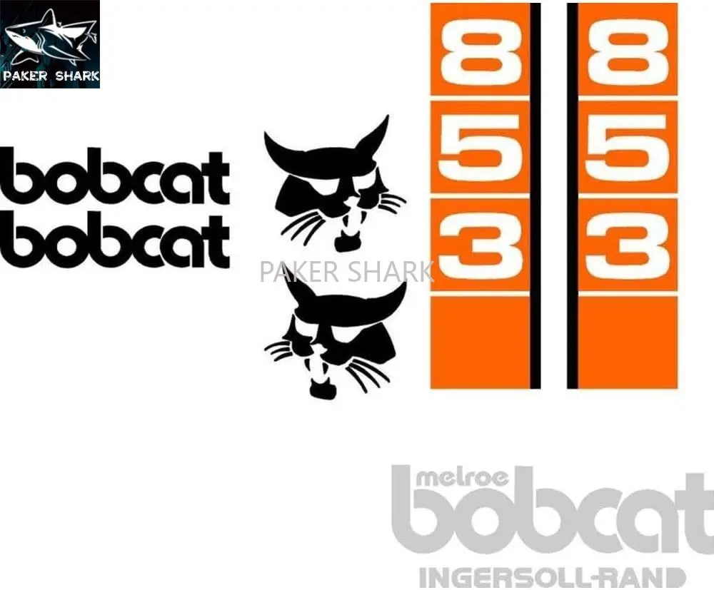 

For Bobcat 853 Sticker Set Whole Machine Excavator