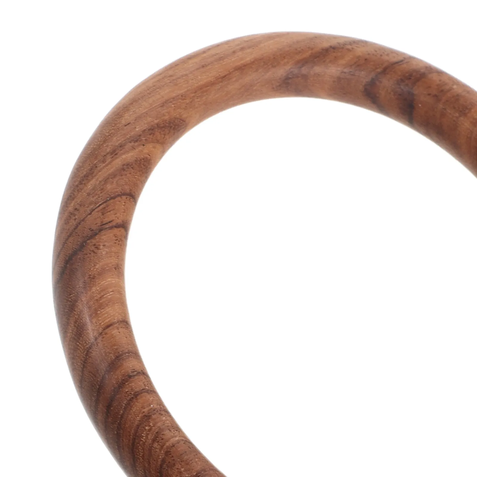 3Pcs Ethnic Wooden Bangles Handmade Natural Solid Wood Wide Cuff Bracelet for Women Men 58Mm 2 Inch Inner Diameter Bohemian