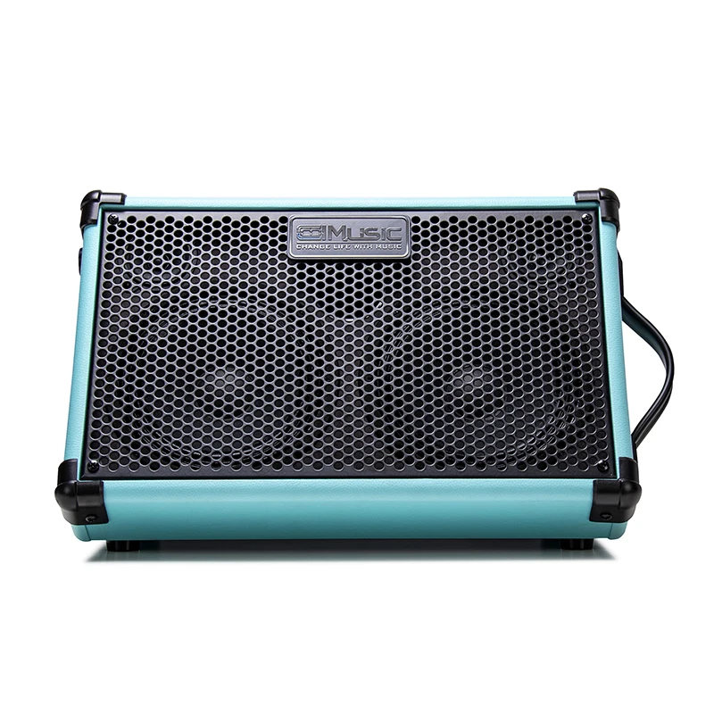 Coolmusic-BP40D 80W Acoustic Amplifier, Outdoor Performance Guitar Speaker, AMP, Busk Musical Instrument, Reverb Chorus Delay