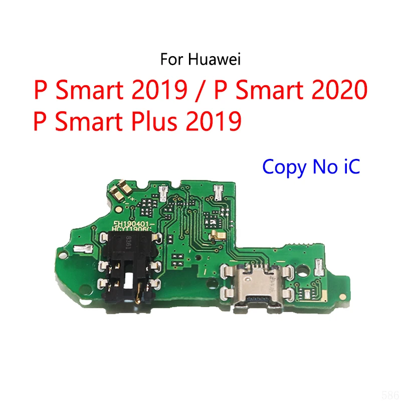 USB Charging Dock Port Socket Jack Connector Charge Board Flex Cable For Huawei P Smart Plus 2019 / P Smart 2020