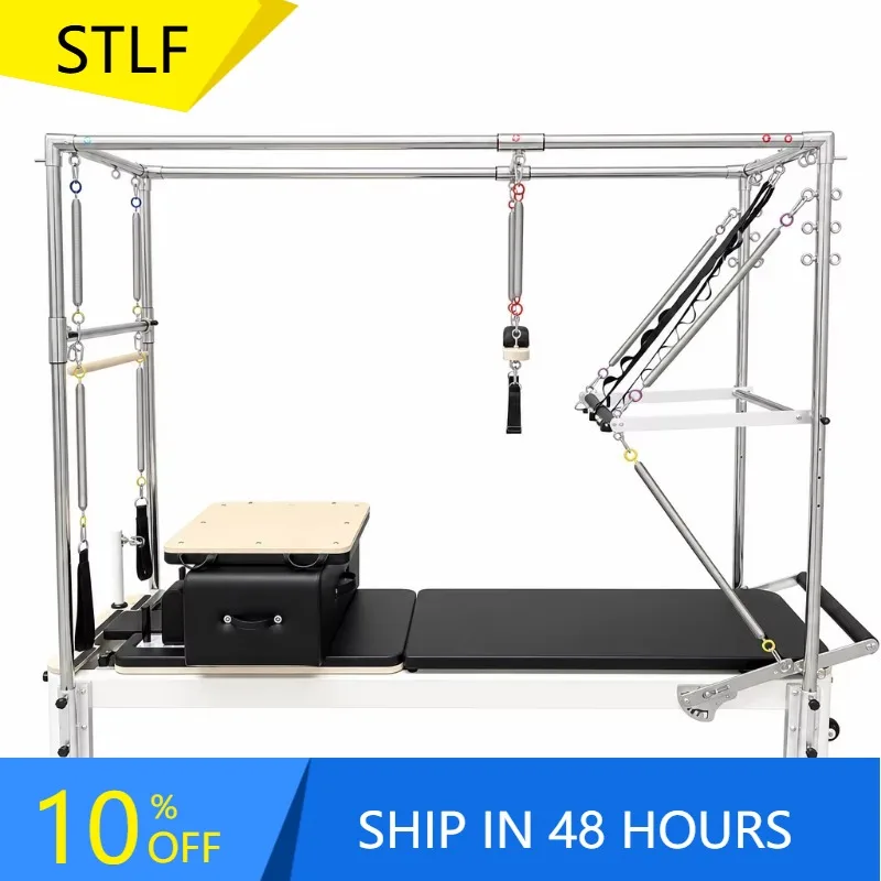 YTYIN Aluminum Reformer Pilates Tower With Trapeze Commercial Yoga Pilates Machine