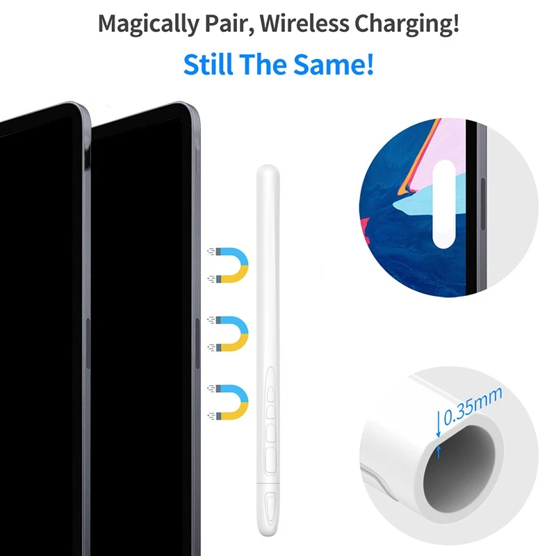 Ochraniacz na rysik do Pencil 2, przenośny, miękki silikonowy futerał na ołówek, akcesorium.