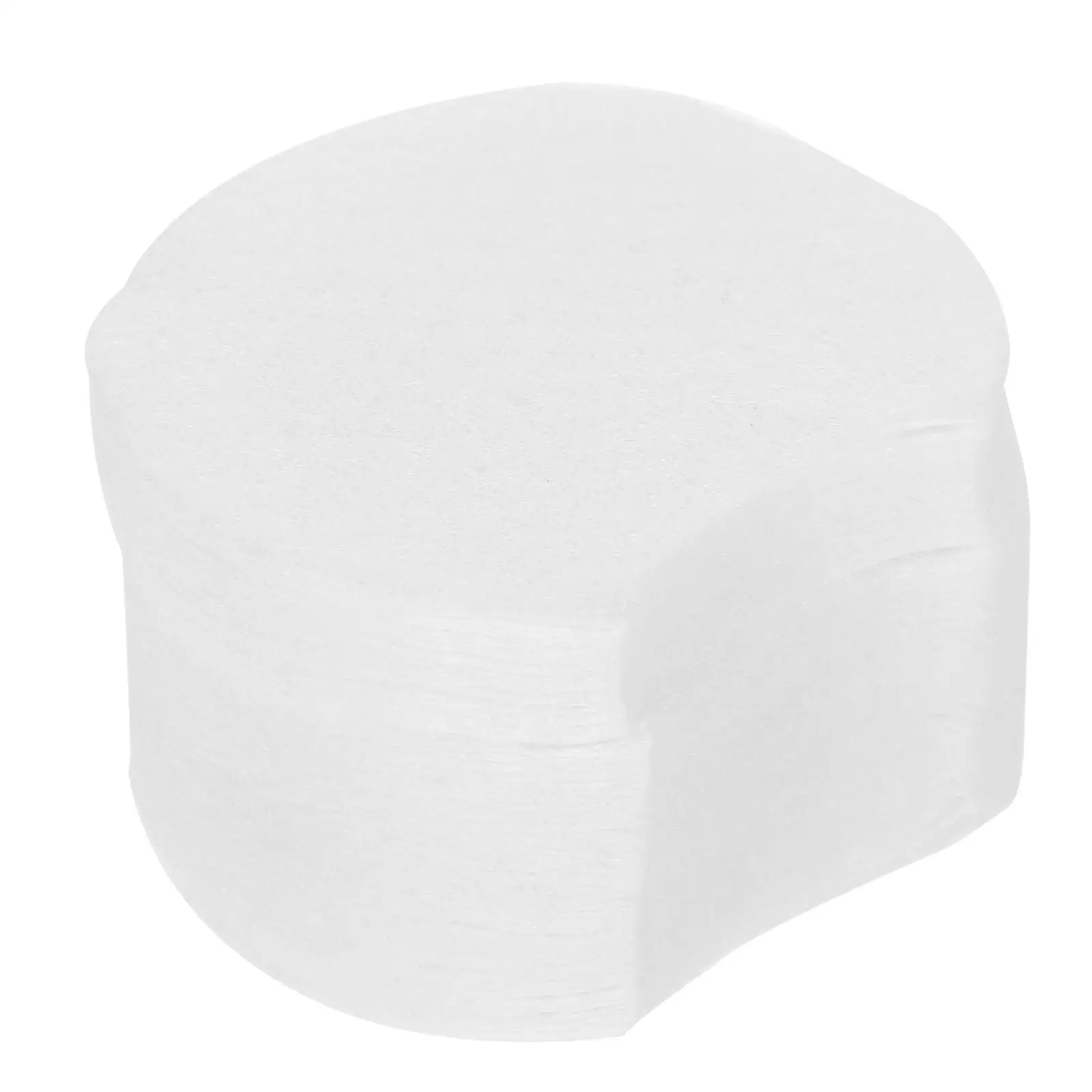 

600pcs Half Circle Cotton Pads Thickened Salicylic Acid Wet Dry Use Makeup Removal Face Washing Non Woven Fabric Pads Skin
