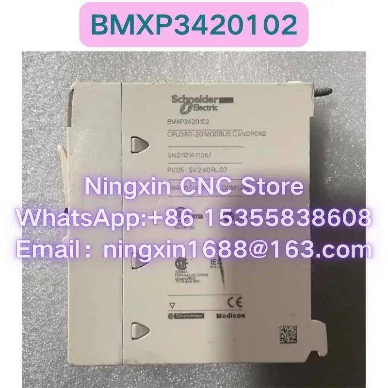 Used BMXP3420102 BMXP3420302 PLC module Functional test OK Fast delivery