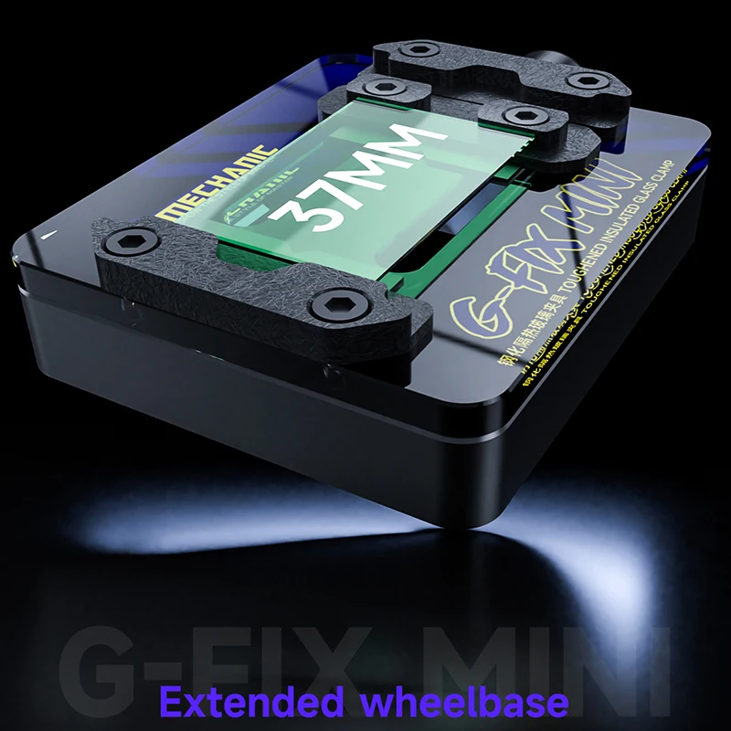 MECHANIC G-fix Mini PCB Motherboard Fixture Insulated Glass Clamp Mobile Phone Motherboard PCB Chip CPU Support Maintenance