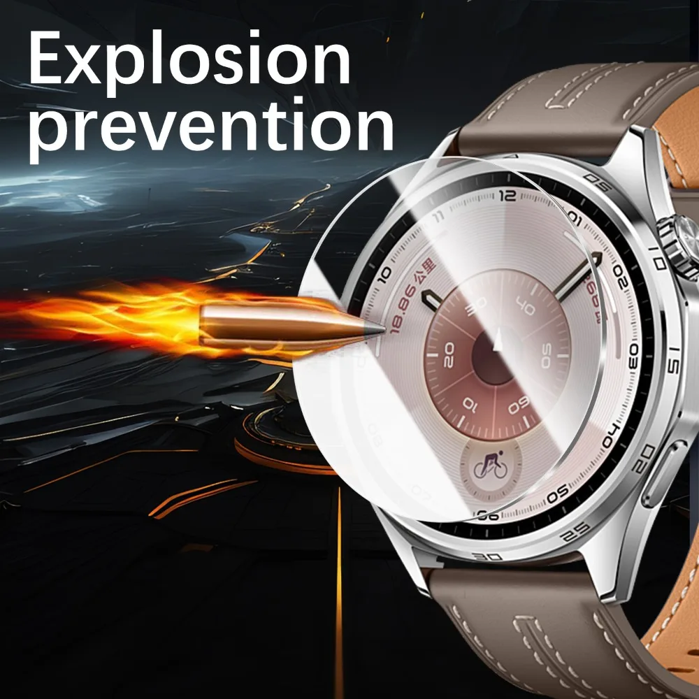 1-5Pack for Huawei GT6 Pro HD Tempered Glass Easy Install Tool Screen Protector Protective Films for Huawei Watch GT 6 41mm 46mm