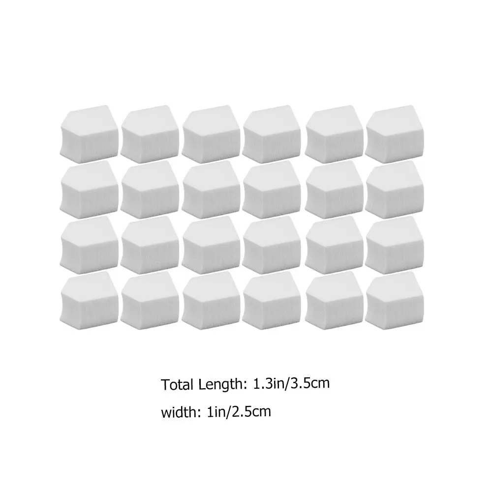 24Pcs Gradient Nail Sponge Set Multi Use Soft Skin Friendly Manicure Tool for Professional Nail Art Design DIY Gradient Color