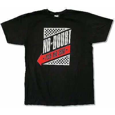 Men'S No Doubt Push Shove T Shirt Small Black