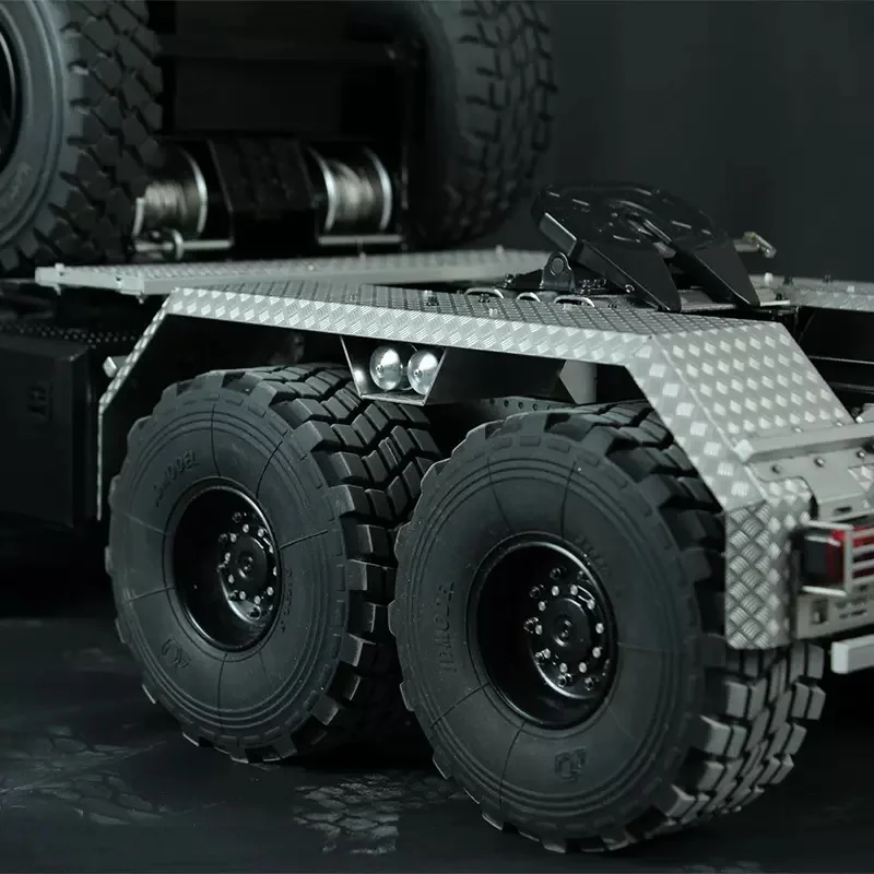 1 Paar Metall-Simulationsrad-Hinterradnaben für 1/14 Tamiya RC Truck Elektroauto für Scania für MAN für Volvo RC Zubehör – Detail 3