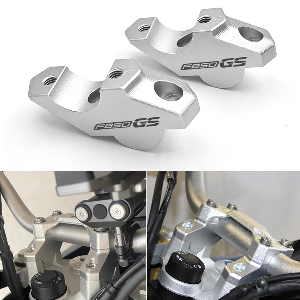 For BMW F900 F900R F900XR F850GS F 850 GS ADV F850 Adventure Accessories Motorcycle HandleBar Riser Clamp Extend Heightening