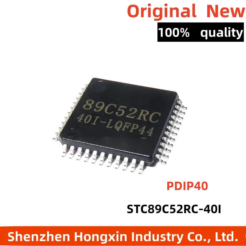

1pcs new STC89C52RC-40I SMT LQFP-44 microcontroller chip IC