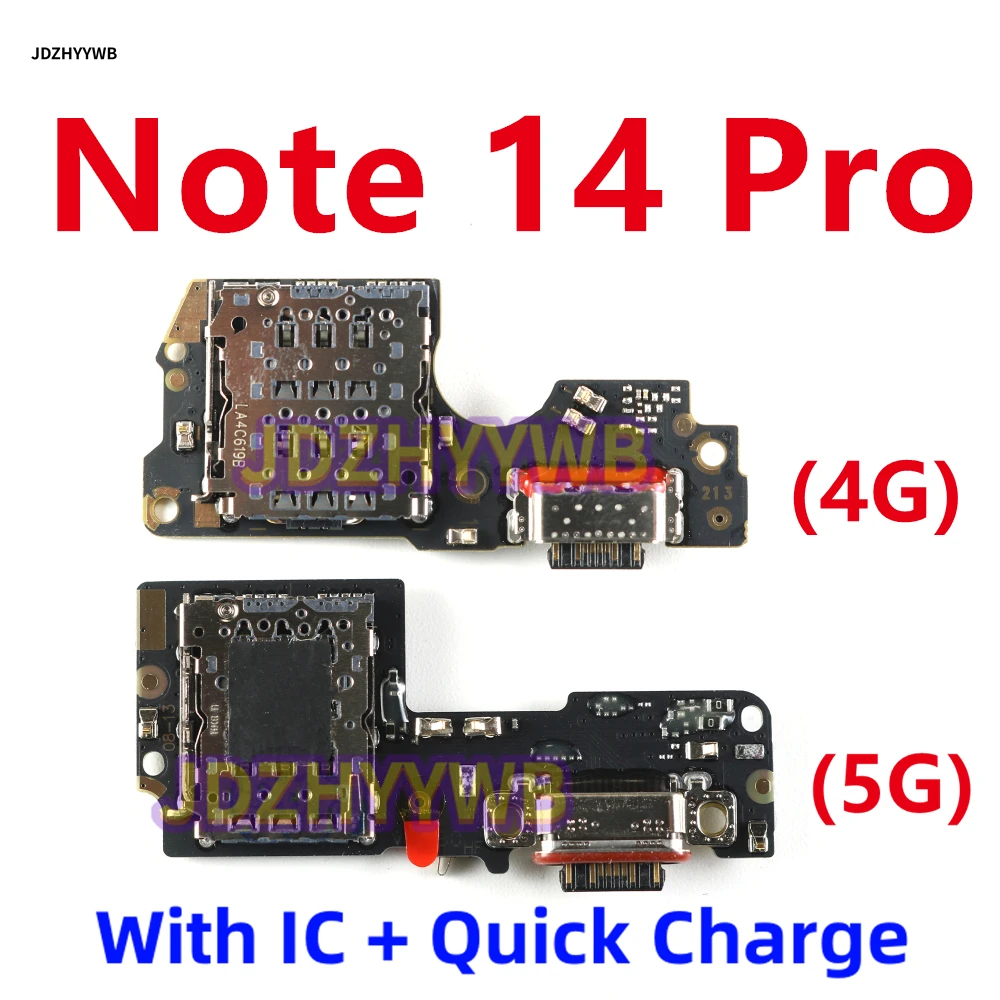 

Для Xiaomi Redmi Note 14 Pro 4G 5G USB-док-станция, порт зарядного устройства, гибкий кабель для быстрой зарядки, плата для чтения SIM-карт, микрофон