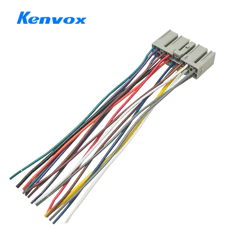 Car Audio 16Pin Wire Cable Plug Into Factory Radio DIN Female Wiring Harness for Isuzu Power Stereo Wiring Adapter #CA7059