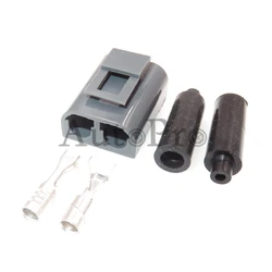 1 conjunto de 2 furos cabo de fio do carro selado adaptador 9144275 modificação automática conector acessórios automóvel plástico habitação soquete