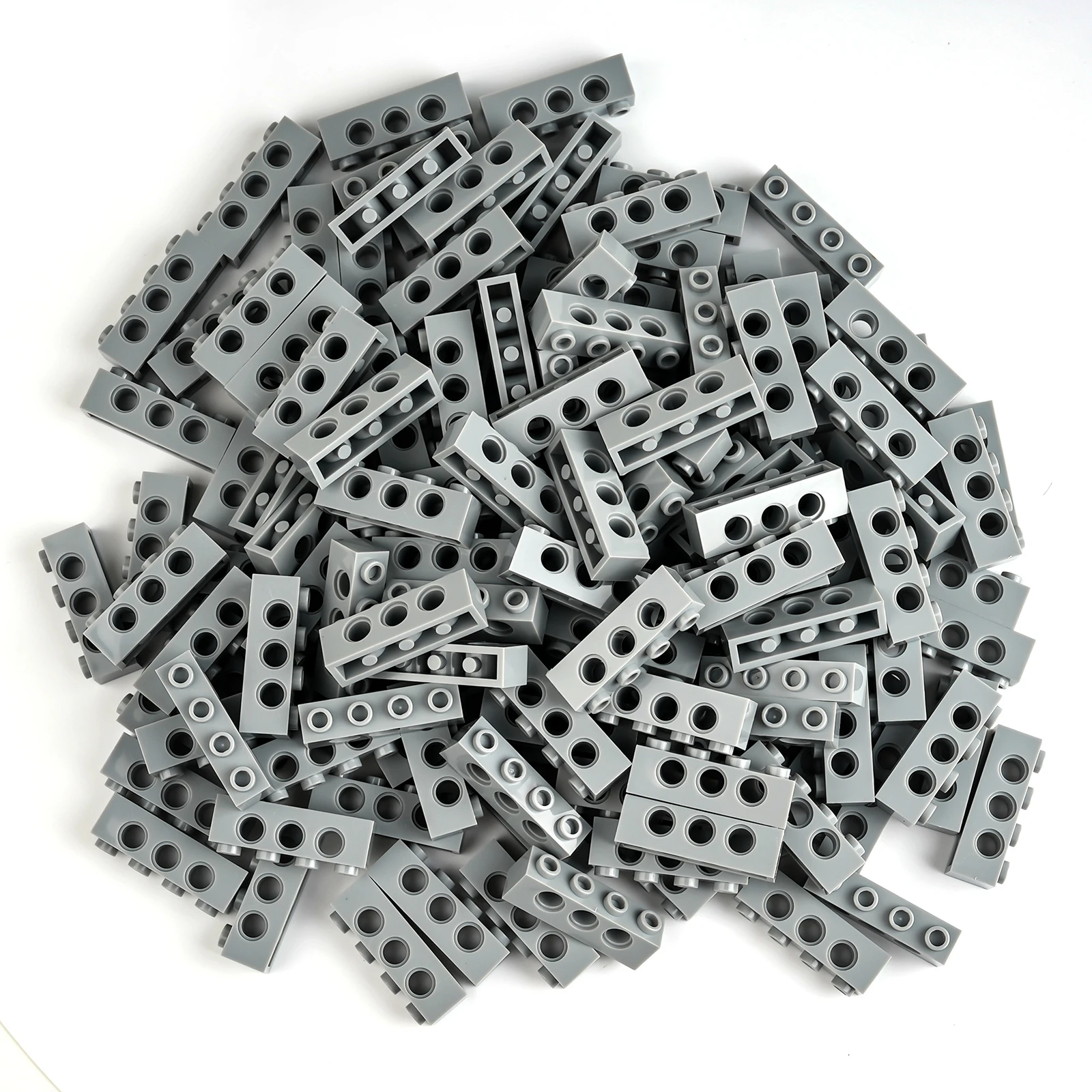 

50PCS 1x4 with 3 Holes Beam Technology Building Blocks Parts 3701 Educational Assembly MOC Small Bricks Accessories Kid DIY Toys