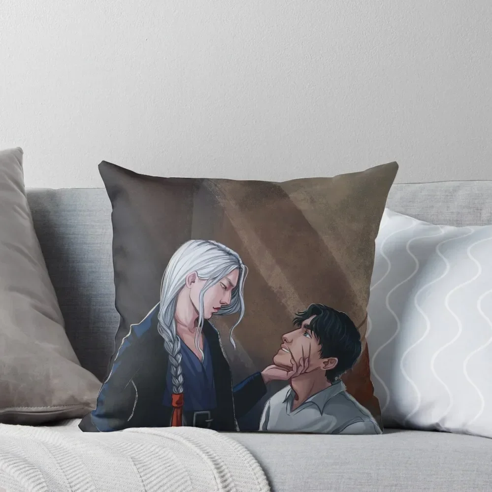 Manon and Dorian Throw Pillow christmas decorations 2025 Pillowcases pillow