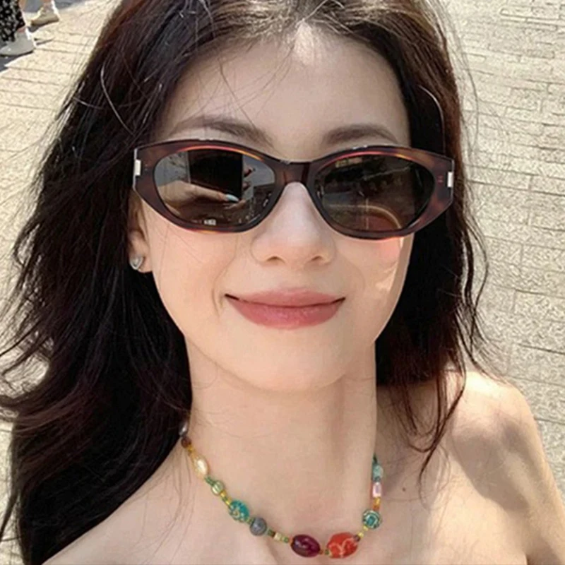 

Hiking 3pcs Vintage Cat Eye Anti Light Glasses Fashion Small Frame Eyewear Women Personality Simple Sun Protection Glasses UV400