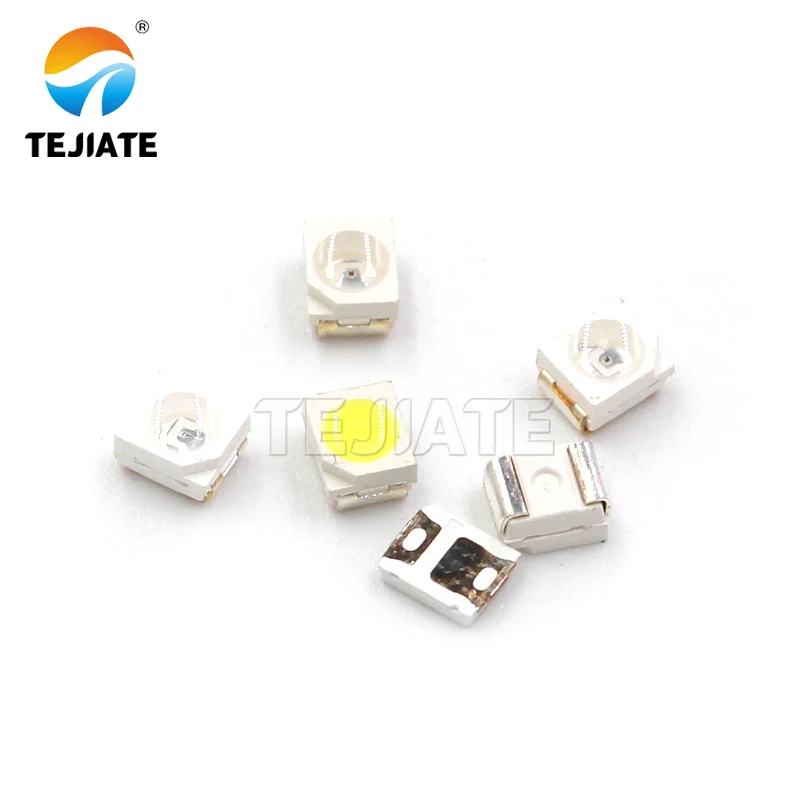 سطوع عالية 1210 SMD صمام ثنائي باعث للضوء LED حبيبات مصباح مستديرة متفاوتة الأحجام 3528 أبيض نقي الزمرد الأخضر الدافئ الأبيض الأحمر الأصفر الضوء الأزرق