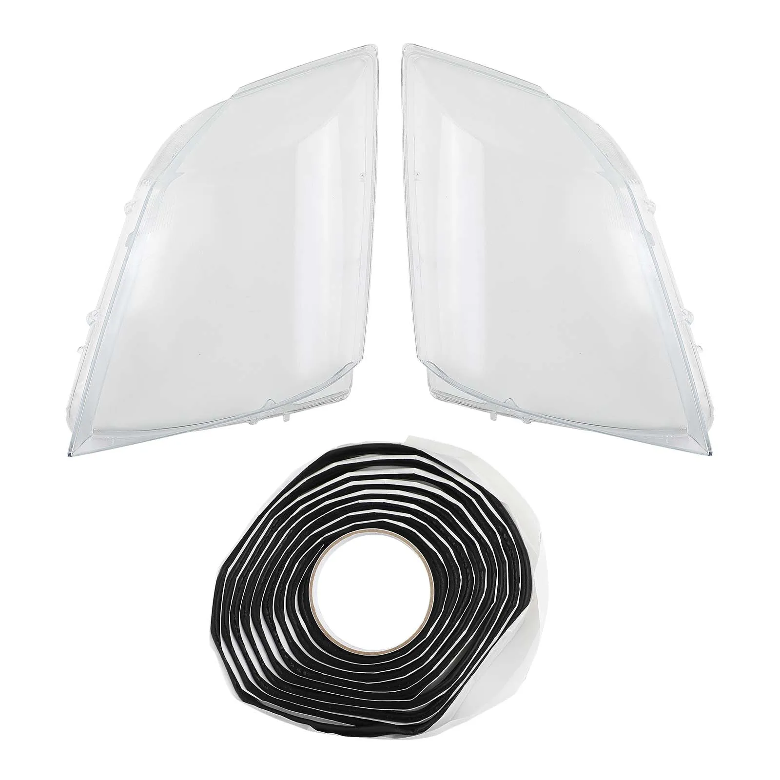 Transparent Pair Light Shell +Sealant Glue For Cadillac CTS 08-2013