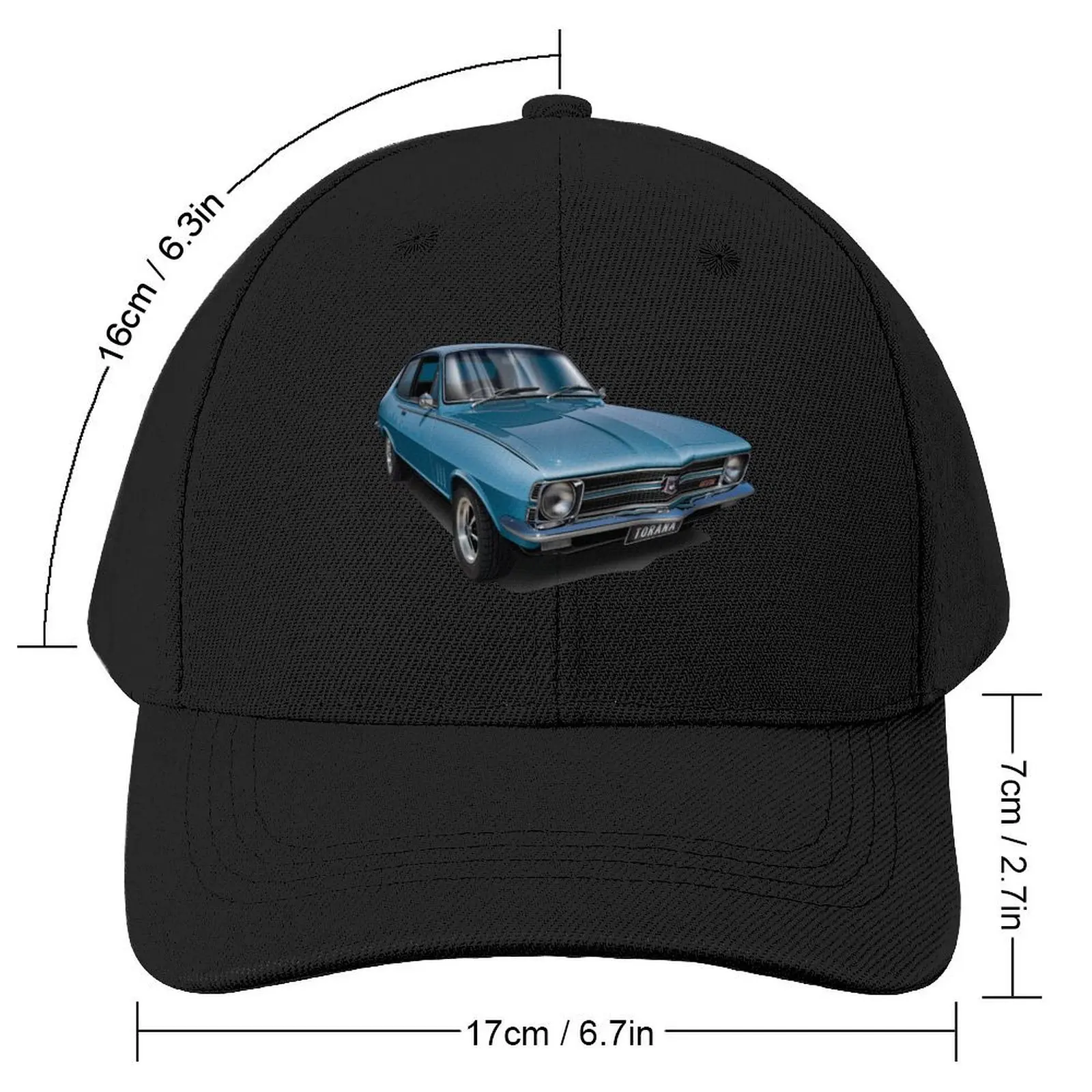 Illustrated Holden LC GTR Torana - Blue Baseball Cap Sunscreen Luxury Man Hat Bobble Hat Baseball For Men Women's