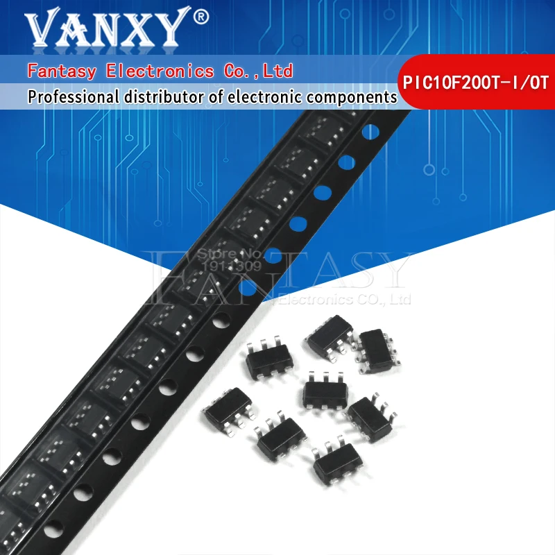 

5pcs PIC10F200T-I/OT SOT23-6 PIC10F200 PIC10F202T-I/OT PIC10F204T-I/OT PIC10F206T-I/OT PIC10F220T-I/OT SOT