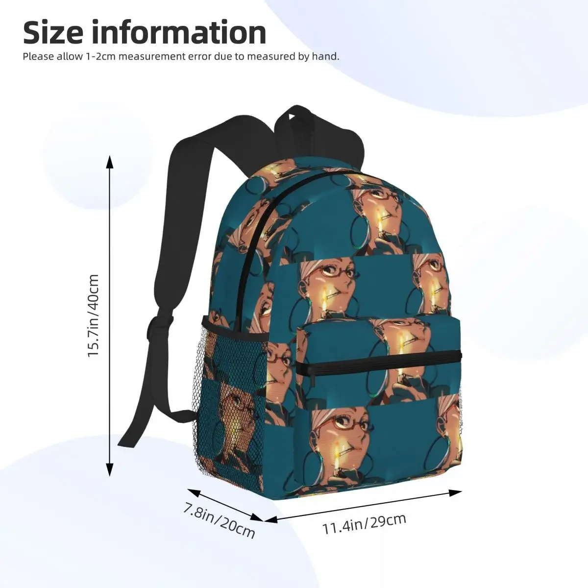 حقيبة ظهر Granny Seiko Daypack ذات سعة كبيرة للأولاد والبنات حقيبة كتب مدرسية حقائب كتف للرجال والنساء