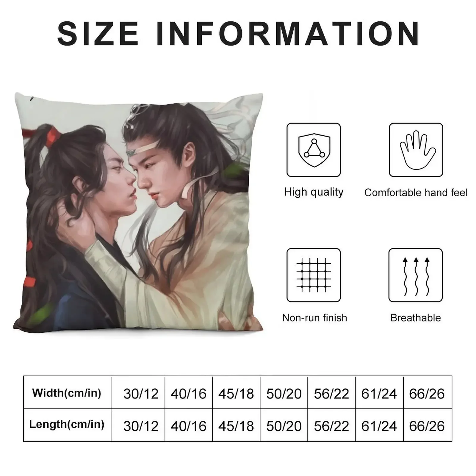 THE UNTAMED/ MO DAO ZU SHI WangXian Throw Pillow christmas pillowcases Decorative Cushions For Living Room pillow