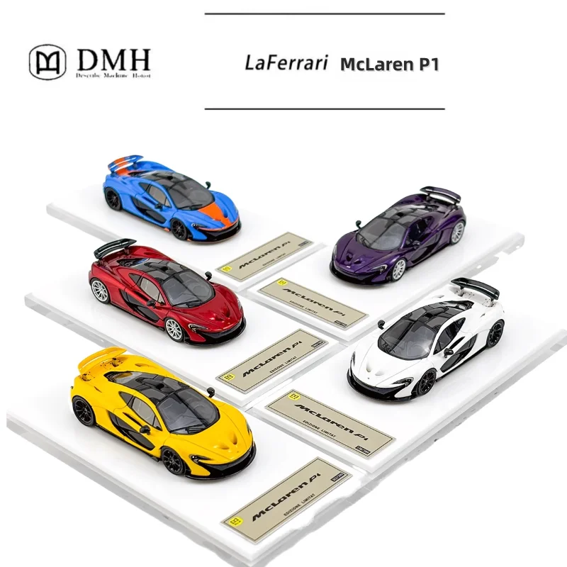 1:64 McLaren P1 supercar limited edition resin miniature model, static display for adults, toys for boys, children's gifts