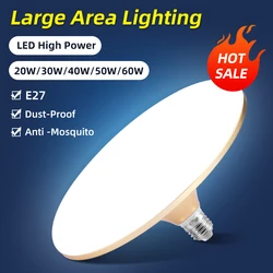 E27 Led Bulb Led Lights 220v UFO Lamp For Home 20 40 50 60W Garage Bulb Living Room Indoor Lighting Bombillas Ampoule Cold White