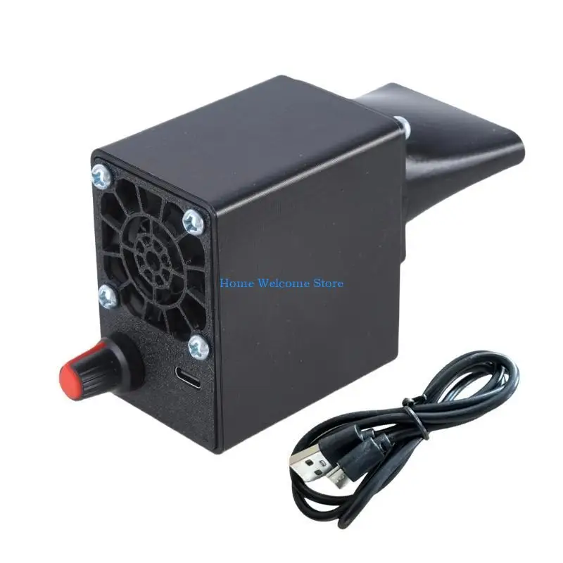 

F68E 5V USB C Blower Grill BBQ Fan Portable Barbeque Air Blower for Outdoor Barbecue