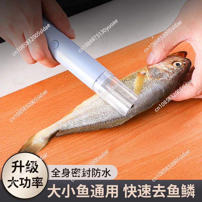 3000mAh Wireless Portable Electric Fish Scaler USB Charging Fish Scale Planer Fish Cleaner Scraper Seafood Knif Kitchen Tools